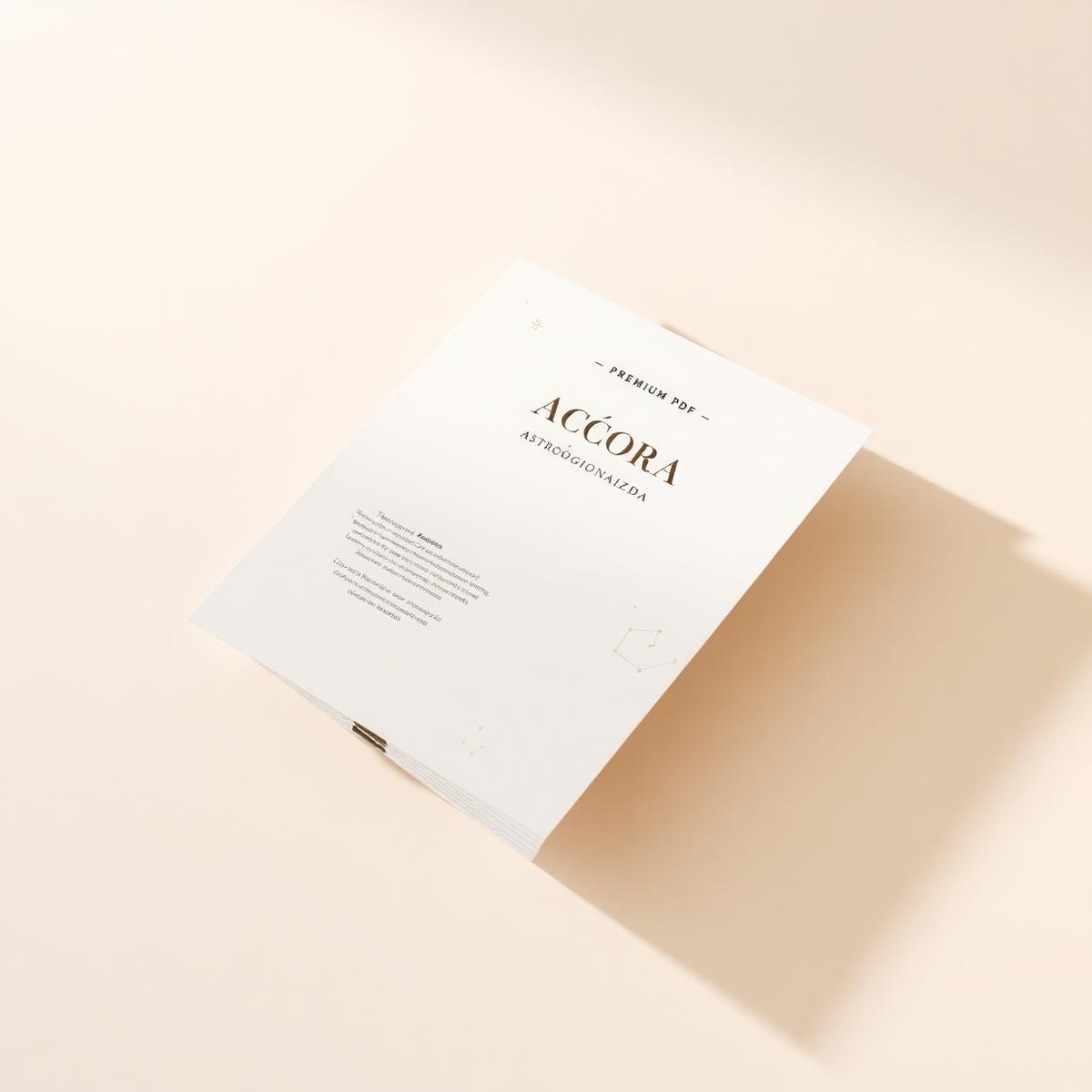 Mockup de la Bitácora Astrológica Personalizada